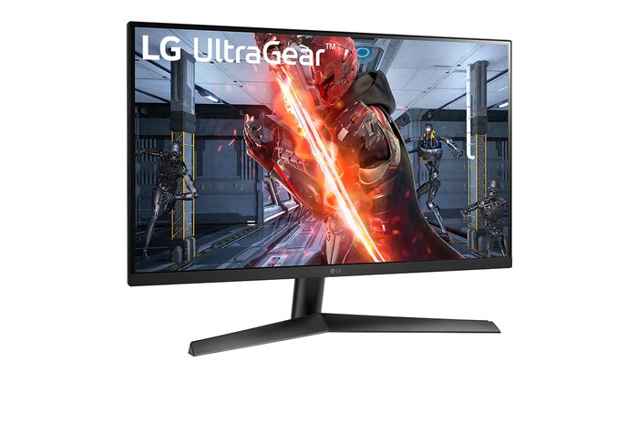 LG 27”-os UltraGear™ 16:9 képarányú Full HD gamer monitor 144 Hz-es képfrissítési sebességgel, 27GN60R-B