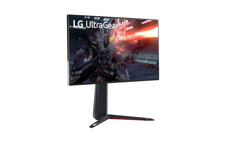 LG 27” méretű UHD 4K UltraGear™ Nano IPS 1 ms (GtG) Gaming Monitor VESA DSC technológiával, 27GN95R-B