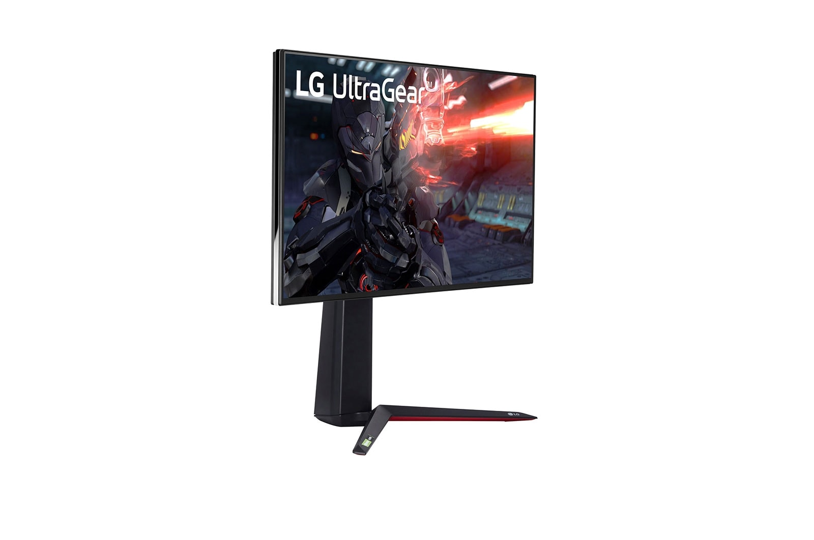LG 27” méretű UHD 4K UltraGear™ Nano IPS 1 ms (GtG) Gaming Monitor VESA DSC technológiával, 27GN95R-B