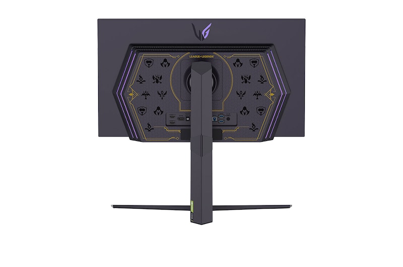 LG 27”-os UltraGear<sup>TM</sup> 16:9 képarányú OLED QHD League of Legends Edition gaming monitor 240 Hz-es képfrissítési sebességgel, 27GR95QL-B