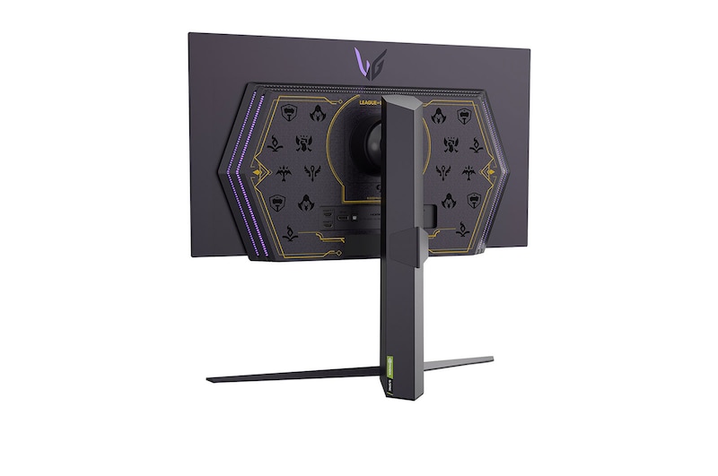 LG 27”-os UltraGear<sup>TM</sup> 16:9 képarányú OLED QHD League of Legends Edition gaming monitor 240 Hz-es képfrissítési sebességgel, 27GR95QL-B