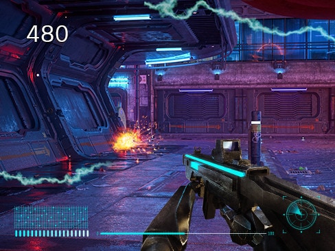 FPS-számláló megjelenítése a képernyő sarkában.