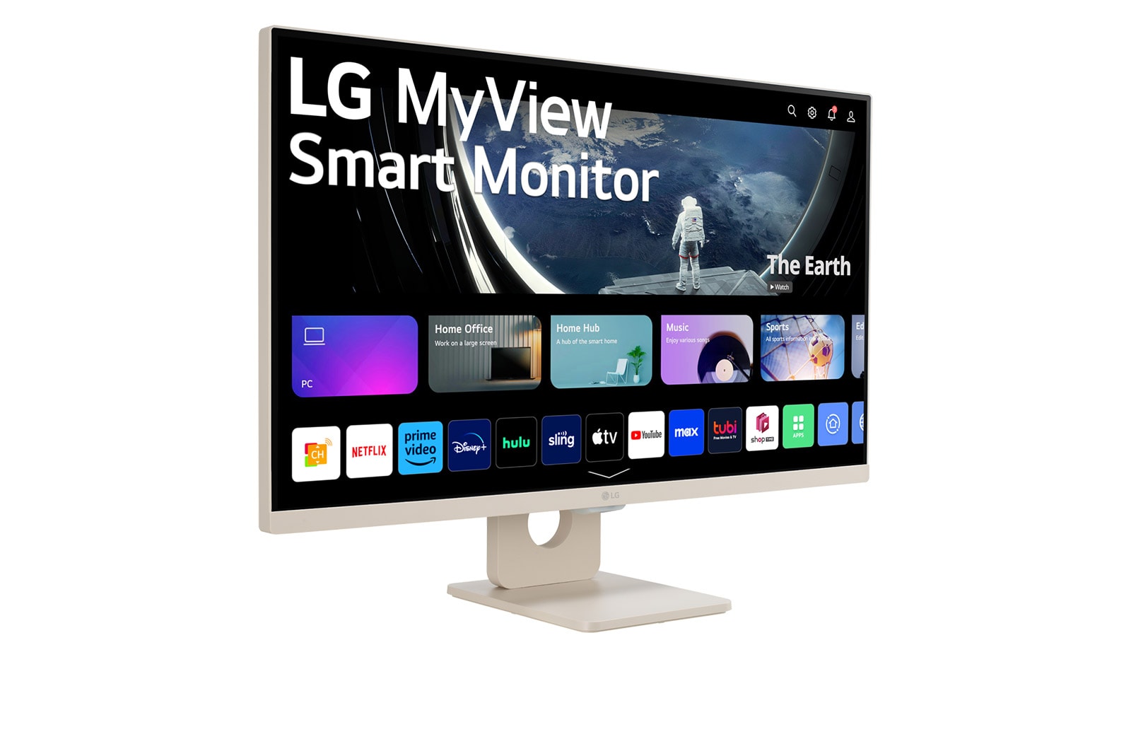 LG 27”-os 16:9 képarányú Smart Monitor webOS platformmal, 27SR50F-E