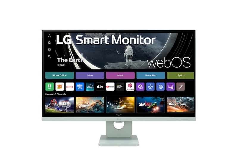 LG 27”-os 16:9 képarányú Smart Monitor webOS platformmal, 27SR50F-G