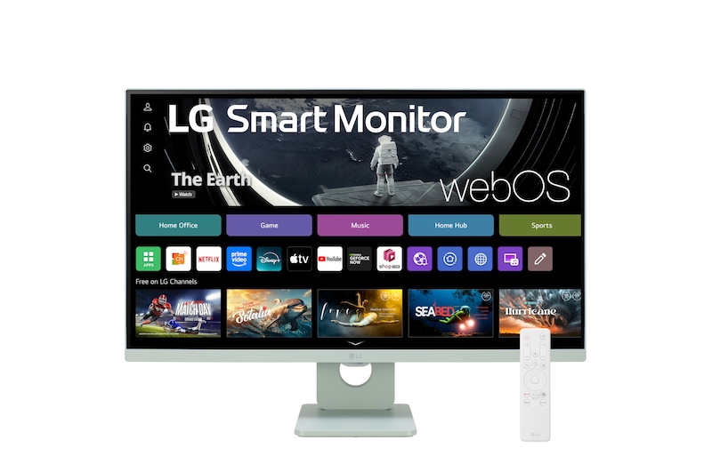 LG 27”-os 16:9 képarányú Smart Monitor webOS platformmal, 27SR50F-G