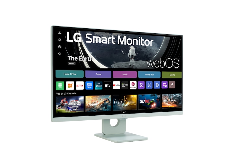 LG 27”-os 16:9 képarányú Smart Monitor webOS platformmal, 27SR50F-G