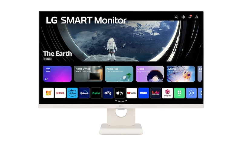 LG 27”-os 16:9 képarányú Smart Monitor webOS platformmal, 27SR50F-W