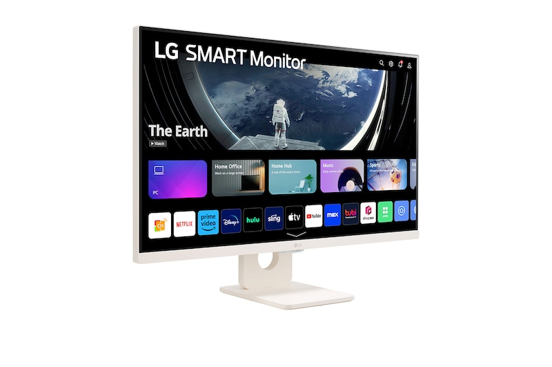 LG 27”-os 16:9 képarányú Smart Monitor webOS platformmal, 27SR50F-W