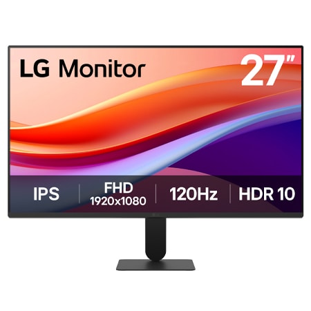 Lg 27”-Os Fhd Ips Monitor 120 Hz-Es Képfrissítési Sebességgel - 27U41ya-B