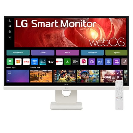 Lg 27”-Os 4K Uhd Ips Smart Monitor Webos Platformmal És 60 Hz-Es Képfrissítési Sebességgel - 27U731sa-W