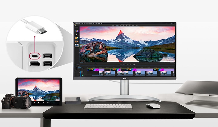 Az USB-C könnyű kezelhetőséget és csatlakoztathatóságot biztosít.