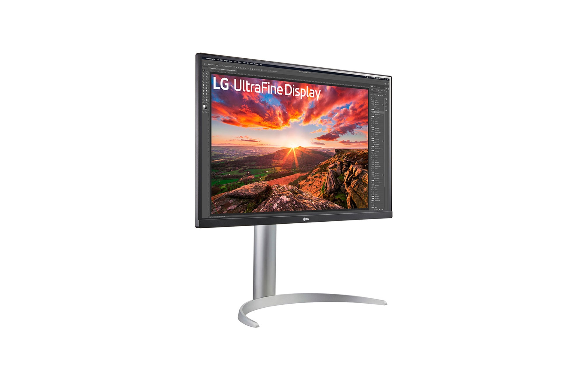 27” UltraFine UHD 4K IPS monitor 27UP850K-W | LG HU