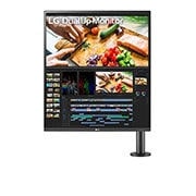 LG 27,6” 16:18 DualUp monitor Ergo talppal és USB Type-C™ csatlakozással, 28MQ780-B