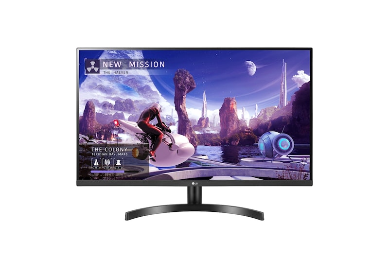 LG 31,5" méretű QHD IPS monitor HDR10-zel és AMD FreeSync™ technológiával, 32QN600-B