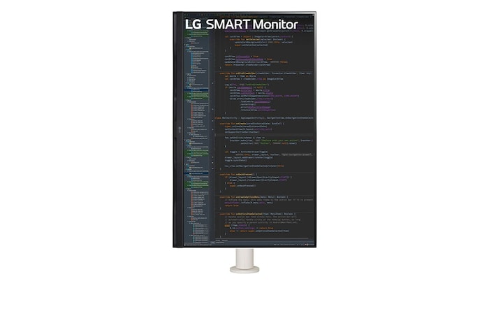 LG 32”-os 16:9 képarányú 4K UHD Smart Monitor Ergo állvánnyal és webOS platformmal, 32SQ780S-W