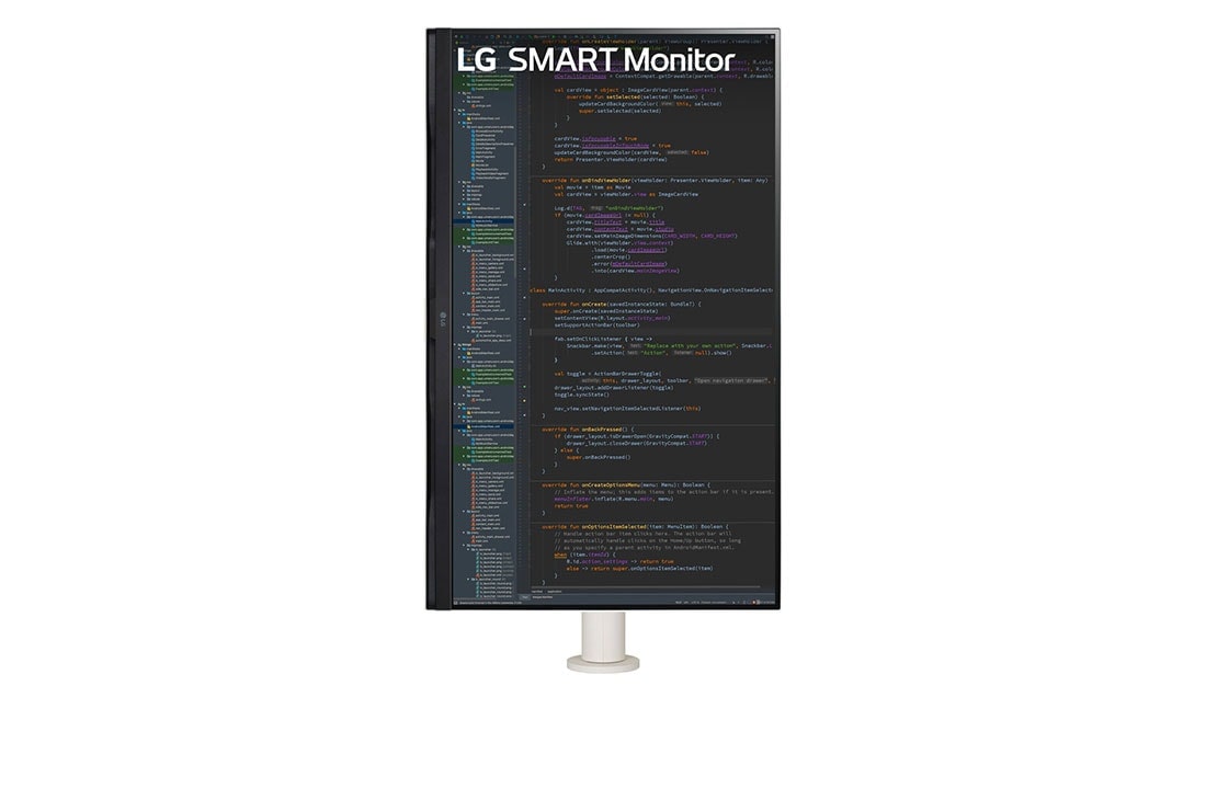 LG 32”-os 16:9 képarányú 4K UHD Smart Monitor Ergo állvánnyal és webOS platformmal, 32SQ780S-W