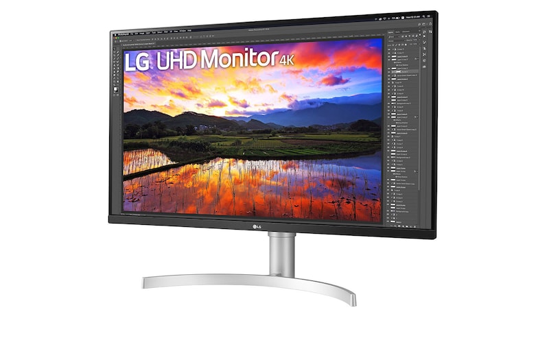 LG 31,5" méretű 4K UHD monitor HDR 10-zel, 32UN650P-W