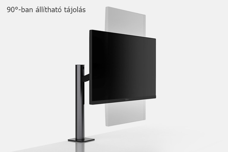 A 90°-os tartományban állítható tájolás szimulációja