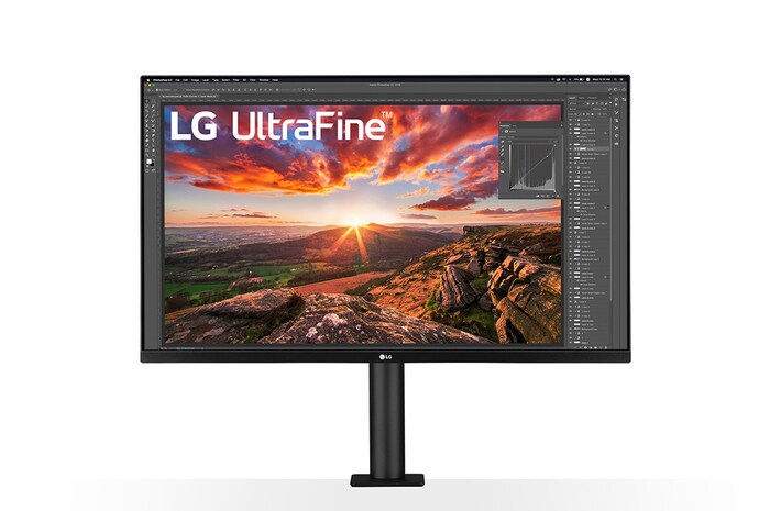 LG 31,5" UltraFine™ Display Ergo 4K HDR10 monitor, 32UN880P-B