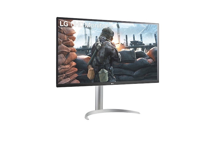 LG 31,5”-os UHD 4K (3840 x 2160) monitor USB Type-C™ technológiával, 32UP55NP-W
