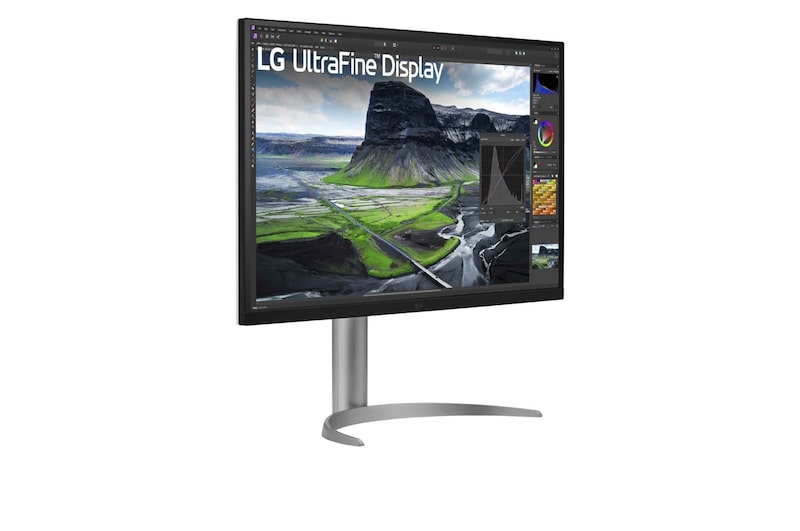 LG 31.5” UHD 4K Nano IPS Monitor Automatikus önkalibrációval, 32UQ85R-W