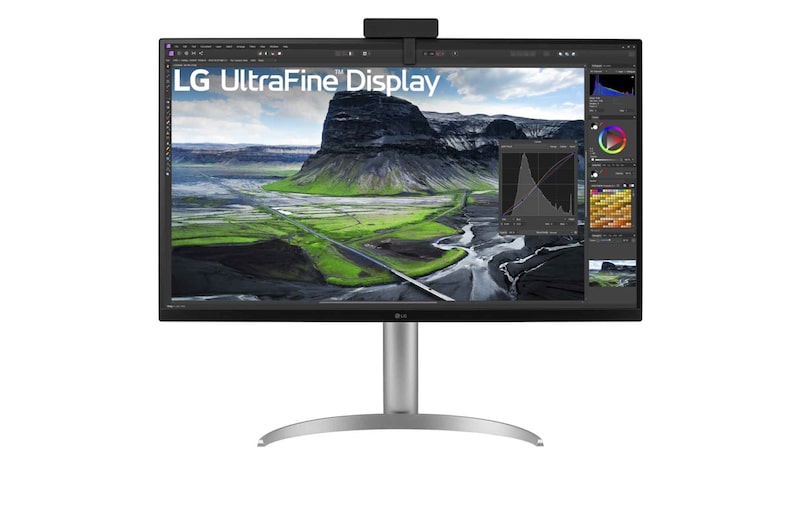 LG 31.5” UHD 4K Nano IPS Monitor Automatikus önkalibrációval, 32UQ85R-W