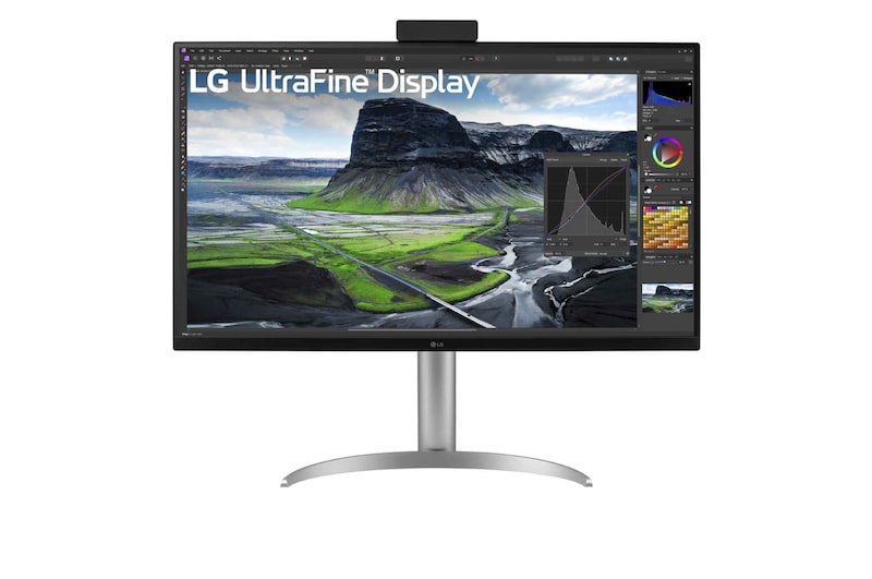 LG 31.5” UHD 4K Nano IPS Monitor Automatikus önkalibrációval, 32UQ85R-W