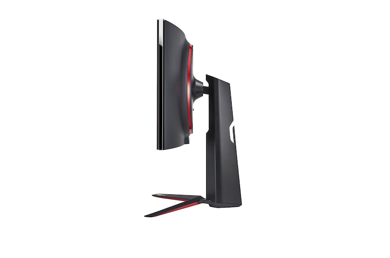 LG 34" méretű 21:9 képarányú ívelt QHD Ultragear™ IPS gaming monitor AMD FreeSync™ (Premium) technológiával, 34GN850-B