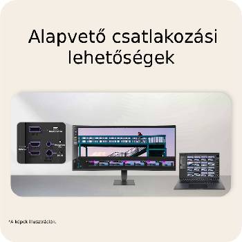Hanghullámokat illusztráló monitor képernyő, amely kihangsúlyozza a magával ragadó hangfunkciót