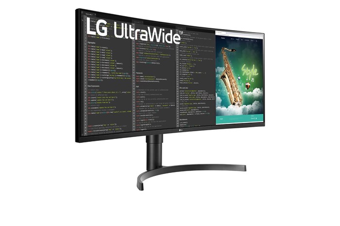 LG 35" méretű 21:9 képarányú UltraWide™ QHD monitor HDR 10-zel, 35WN75CP-B