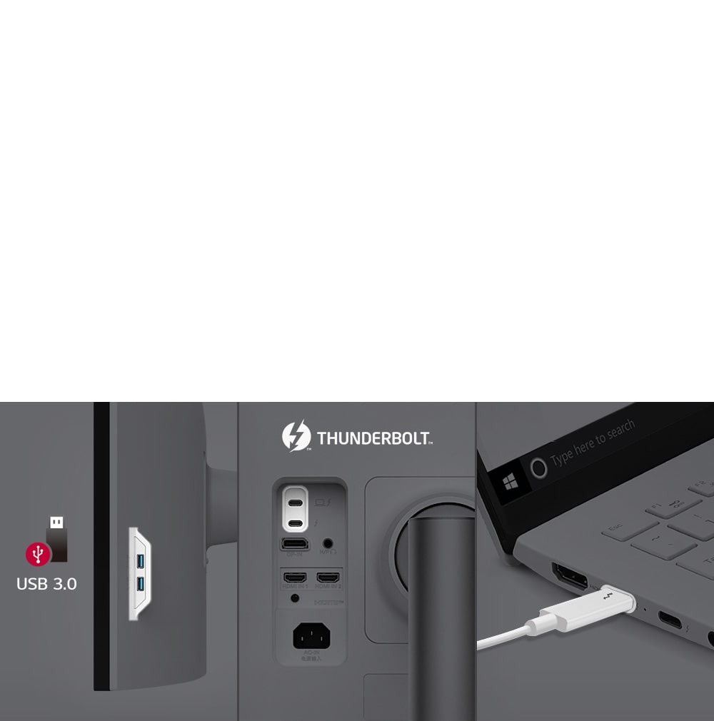 A Thunderbolt™ 4 és a több port könnyű vezérlést és csatlakozási lehetőséget nyújt.