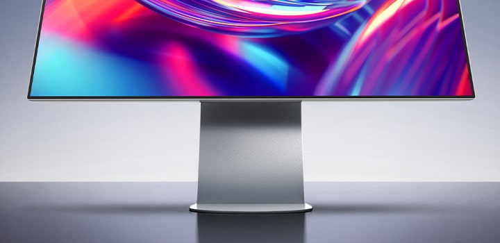 Az LG UltraFine™ evo 32U990A termék képe a logójával