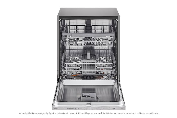 LG QuadWash™ beépíthető mosogatógép, 14 teríték, ThinQ™ WiFi funkció, DB242TX