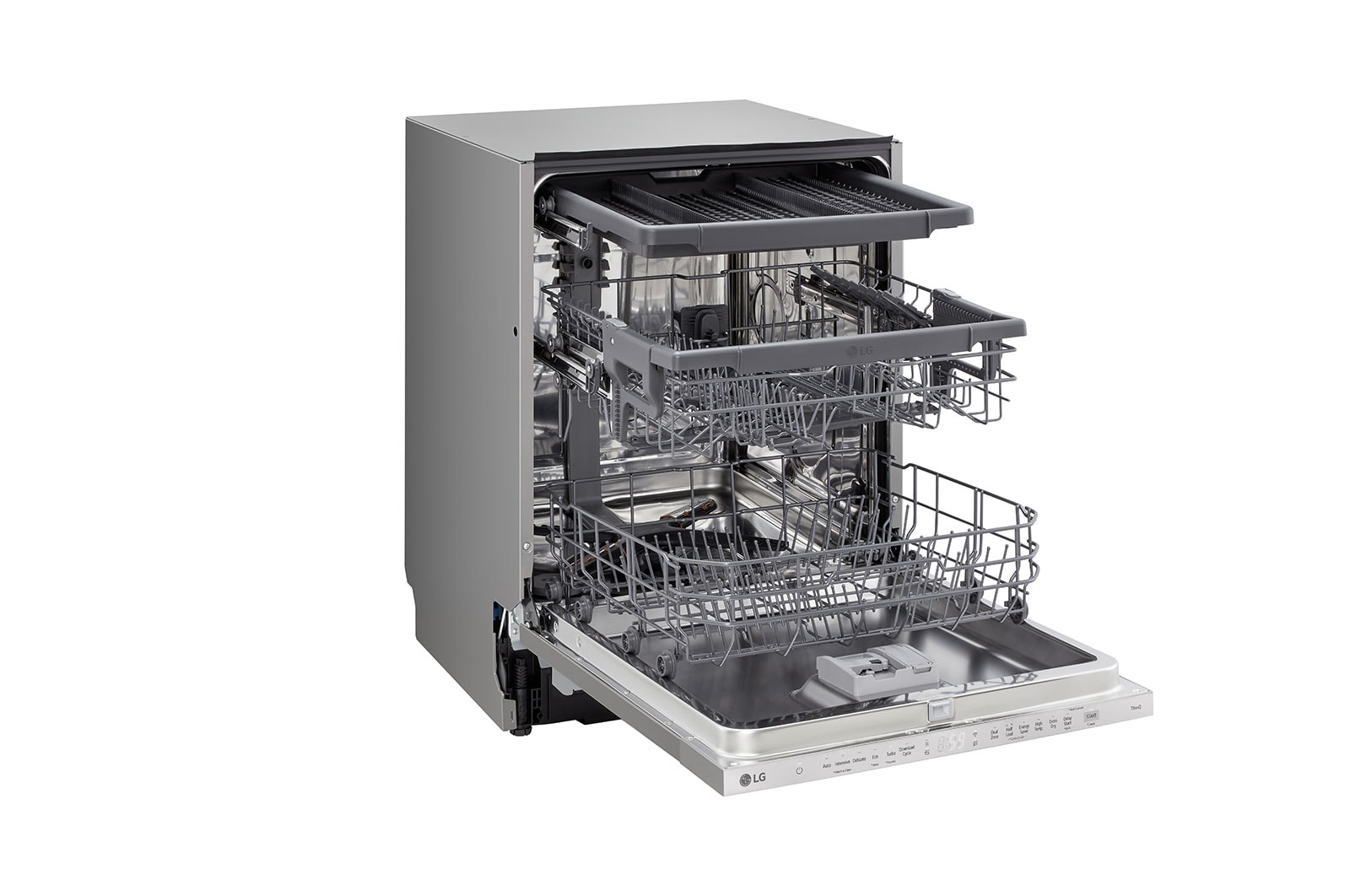 LG QuadWash™ beépíthető mosogatógép, 14 teríték, ThinQ™ WiFi funkció, DB243TX
