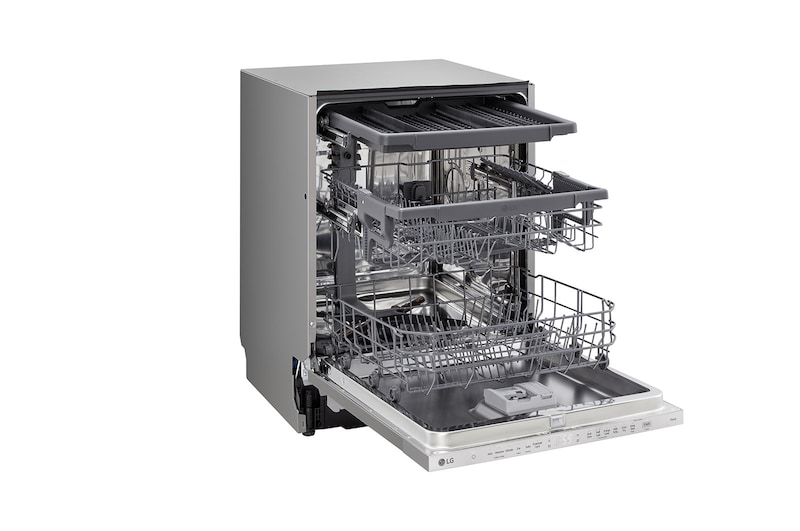 LG QuadWash™ beépíthető mosogatógép, 14 teríték, ThinQ™ WiFi funkció, DB243TX