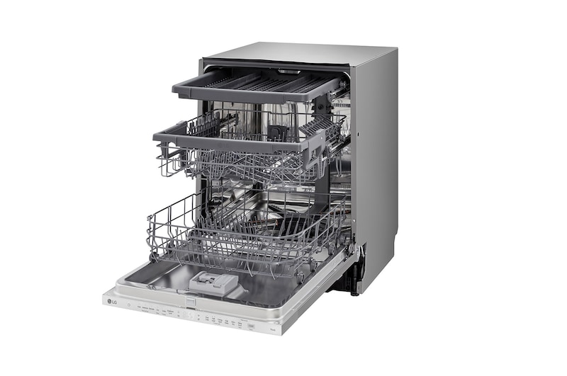 LG QuadWash™ beépíthető mosogatógép, 14 teríték, ThinQ™ WiFi funkció, DB243TX