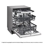 LG QuadWash™ beépíthető gőzös mosogatógép TrueSteam™ technológiával, 14 teríték, DB325TXS