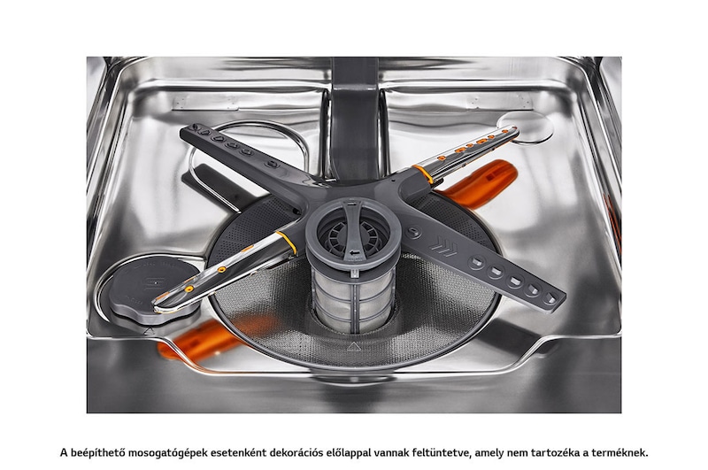 LG QuadWash™ beépíthető gőzös mosogatógép TrueSteam™ technológiával, Automatikus ajtónyitás, 14 teríték, ThinQ™ WiFi funkció, DB365TXS