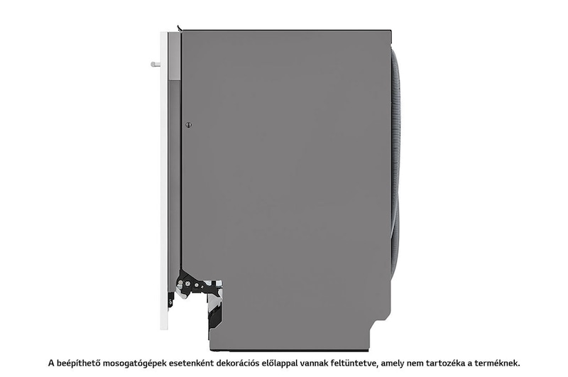 LG QuadWash™ beépíthető gőzös mosogatógép TrueSteam™ technológiával, Automatikus ajtónyitás, 14 teríték, ThinQ™ WiFi funkció, DB365TXS