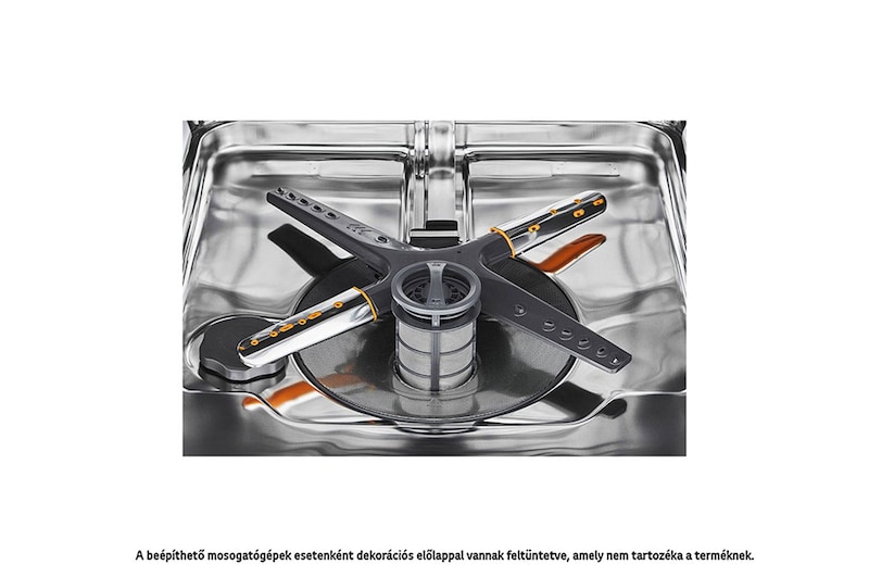 LG QuadWash™ beépíthető gőzös mosogatógép TrueSteam™ technológiával, 14 teríték, DB425TXS