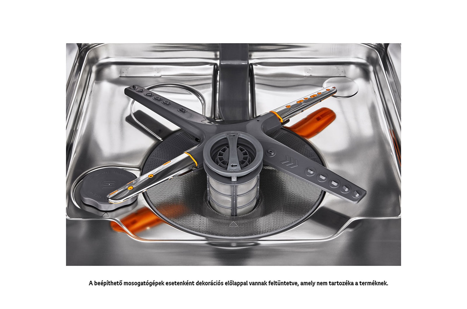 LG QuadWash™ beépíthető gőzös mosogatógép TrueSteam™ technológiával, Automatikus ajtónyitás, 14 teríték, ThinQ™ WiFi funkció, DB476TXS