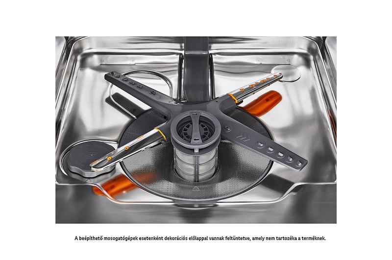 LG QuadWash™ beépíthető gőzös mosogatógép TrueSteam™ technológiával, Automatikus ajtónyitás, 14 teríték, ThinQ™ WiFi funkció, DB476TXS