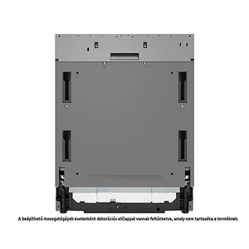 A(z) QuadWash™ beépíthető gőzös mosogatógép TrueSteam™ technológiával, Automatikus ajtónyitás, 14 teríték, ThinQ™ WiFi funkció DB476TXS elölnézete