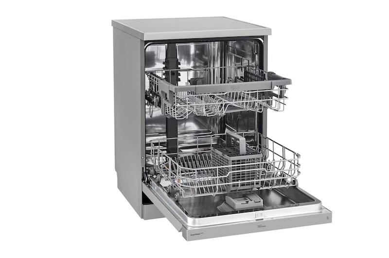 LG QuadWash™ gőzös mosogatógép TrueSteam™ technológiával, 14 teríték, ThinQ™ WiFi funkció, DF222FPS