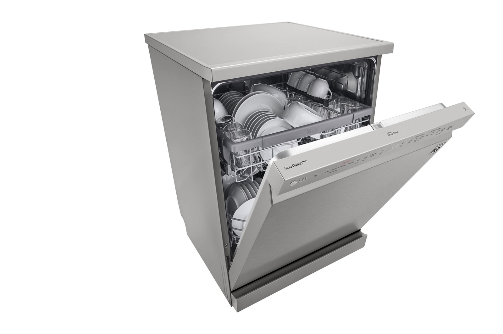 LG QuadWash™ gőzös mosogatógép TrueSteam™ technológiával, 14 teríték, ThinQ™ WiFi funkció, DF222FPS