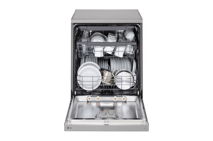 LG QuadWash™ gőzös mosogatógép TrueSteam™ technológiával, 14 teríték, ThinQ™ WiFi funkció, DF243FVS