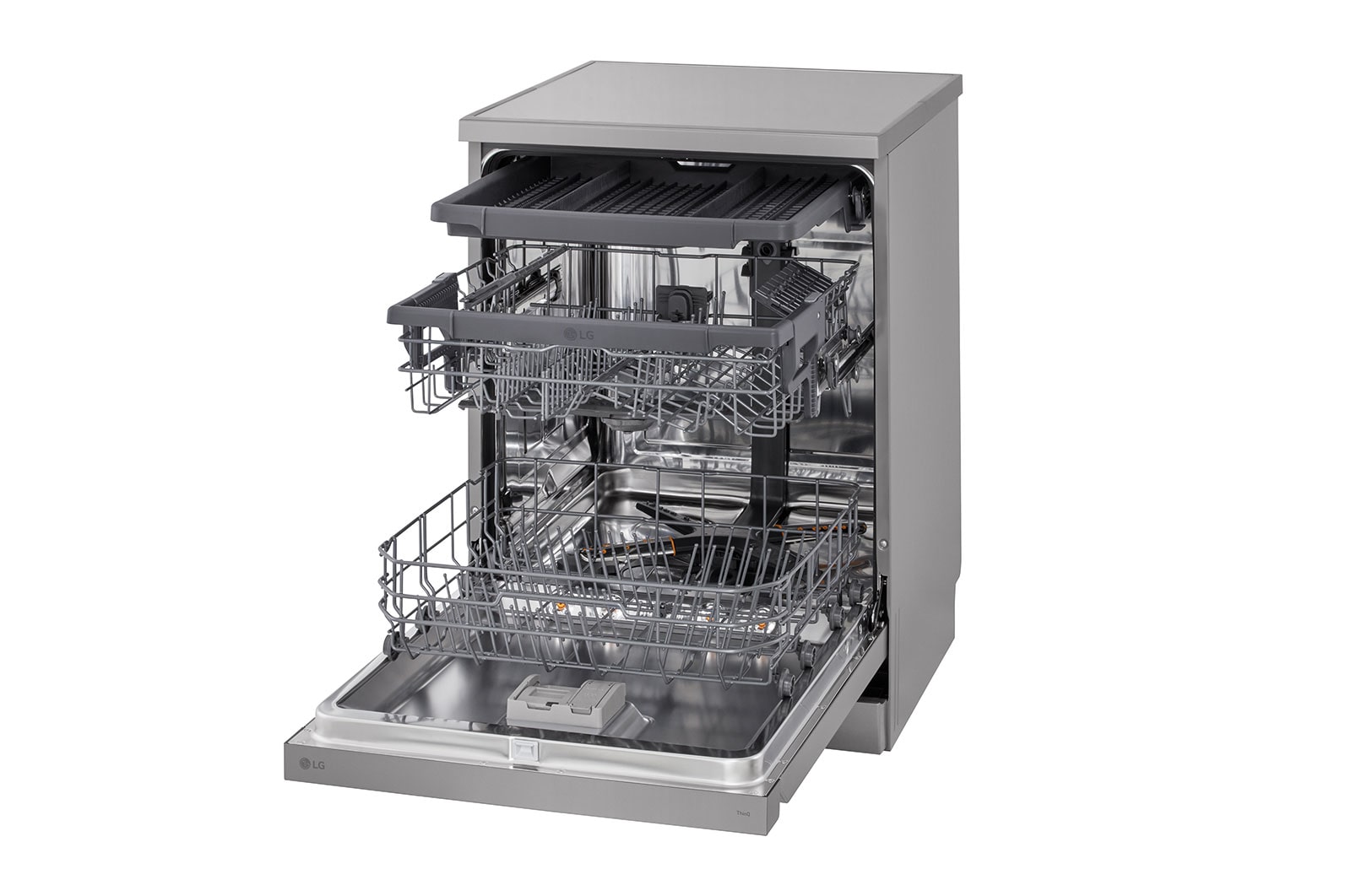 LG QuadWash™ gőzös mosogatógép TrueSteam™ technológiával, 14 teríték, ThinQ™ WiFi funkció, DF243FVS