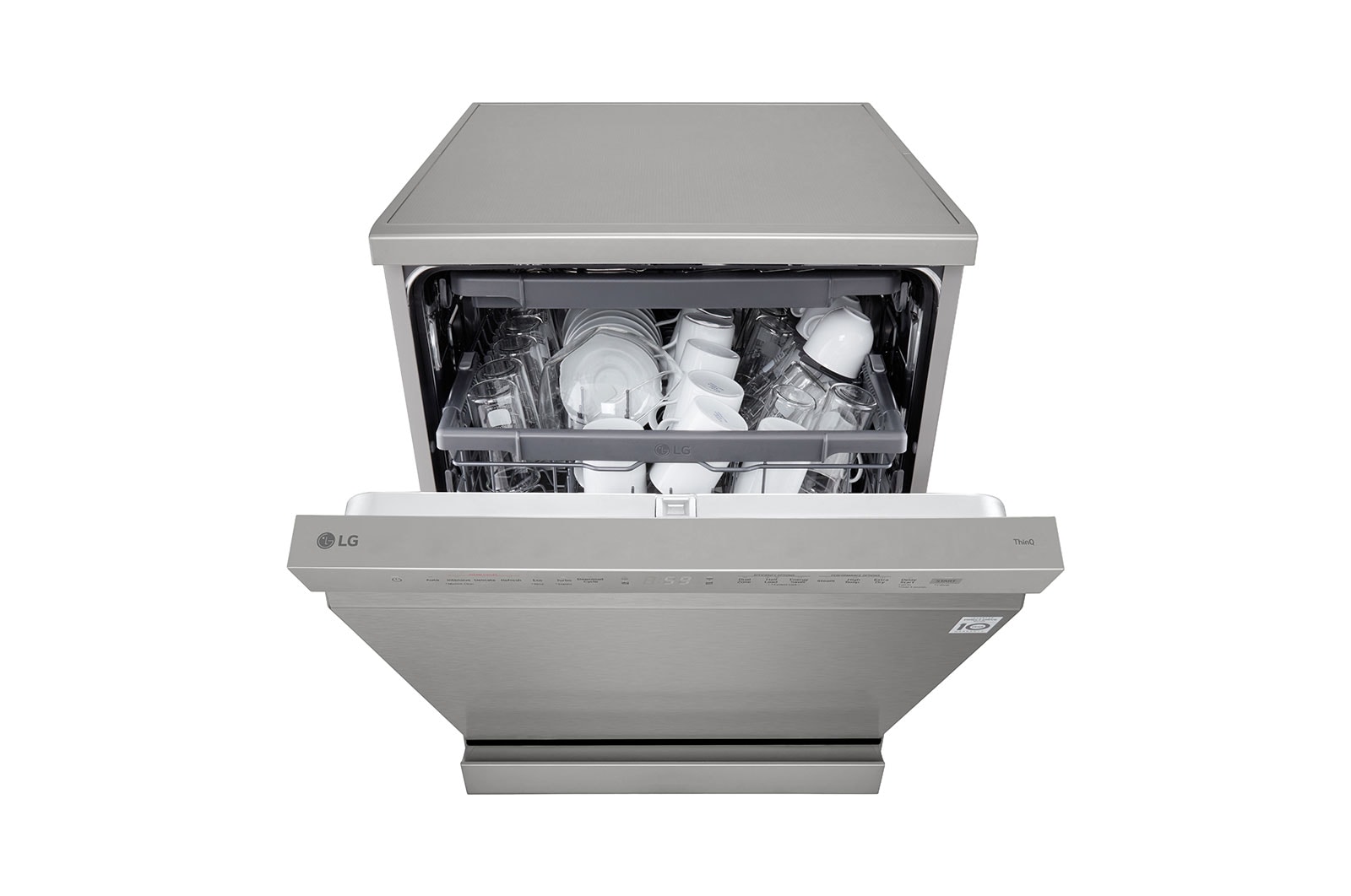 LG QuadWash™ gőzös mosogatógép TrueSteam™ technológiával, 14 teríték, ThinQ™ WiFi funkció, DF243FVS