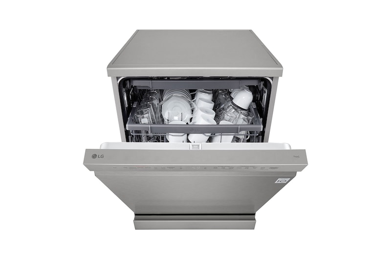 LG QuadWash™ gőzös mosogatógép TrueSteam™ technológiával, 14 teríték, ThinQ™ WiFi funkció, DF243FVS