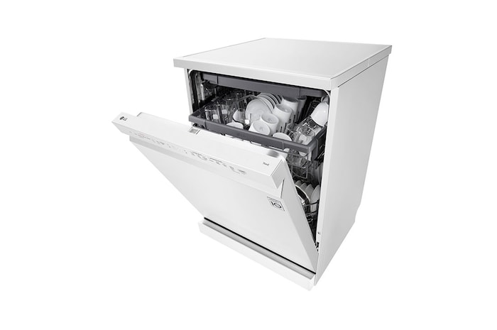 LG QuadWash™ gőzös mosogatógép TrueSteam™ technológiával, 14 teríték, ThinQ™ WiFi funkció, DF243FWS